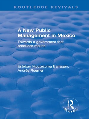 cover image of A New Public Management in Mexico
